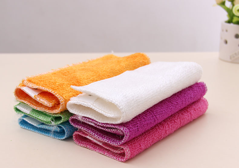 Eco-Friendly Bamboo Fiber Cleaning Cloths Set